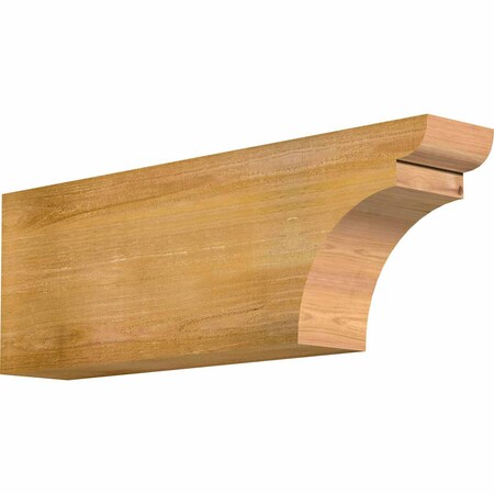 Ekena Millwork Yorktown Rough Sawn Rafter Tail, Western Red Cedar, 6"W x 12"H x 36"L RFT06X12X36YOR00RWR